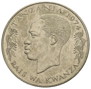 obverse: TANZANIA. 50 Shilingi 1974. Ag .500. FDC