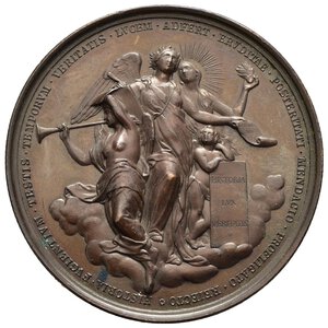 reverse: Medaglie Papali. Leone XIII (Gioacchino Pecci) 1878-1903. Medaglia anno VIII. AE (39 g - 44 mm). SPL+