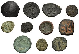 reverse: Monete Antiche. Lotto di 11 monete da catalogare. Nr.reg. 544/22