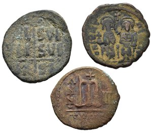 reverse: Monete Antiche. Lotto di 3 monete bizantine da catalogare. Nr. Reg. 552/23