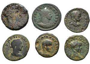 obverse: Monete antiche. Lotto di 6 monete romane imperiali da catalogare. AE. Nr. Reg. 589/24