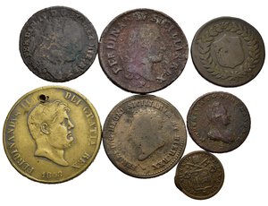 obverse: Zecche Italiane. Austria, Napoli e Stato Pontificio. Lotto di 7 monete