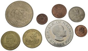 obverse: Monete Mondiali. Africa. Lotto di 8 monete - Sudan - Malawi - Zanzibar
