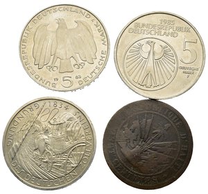 obverse: Monete mondiali. GERMANIA - HAITI. Lotto di 4 monete