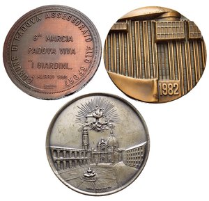 reverse: Medaglie Italiane. Lotto di 3 medaglie di grande modulo (ca. 60 mm cad)