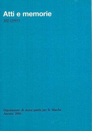 obverse: AA.-VV. -  Atti e Memorie vol. 102. 1997.  Ancona, 2001. pp 815, tavole e illustrazioni nel testo. rilegatura editoriale, ottimo stato, importanti contributi numismatici riguardante la Regione Marche.