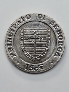 reverse: 15 CENT 1996 PRINCIPATO DI SEBORGA FDC (NC)