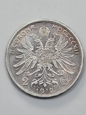 reverse: 2 CORONE 1912 AUSTRIA BB