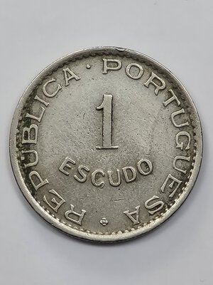 reverse: 1 ESCUDOS 1949 CAPO VERDE MB (NC)