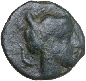 obverse: Syracuse. Second Democracy (466-405 BC). AE Tetras, after 425 BC