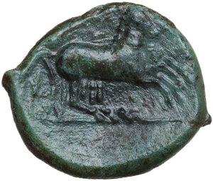 reverse: Syracuse. Hiketas (287-278 BC). AE 20 mm