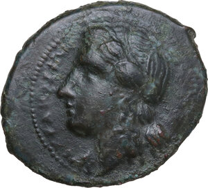 obverse: Syracuse. Hiketas (287-278 BC). AE 20 mm