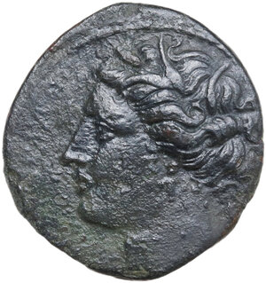 obverse: Syracuse. Hieron II (274-215 BC). AE 20 mm