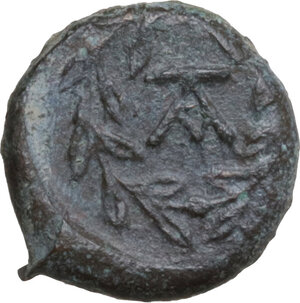 reverse: Tauromenion. Campanian Mercenaries. . AE Onkia, c. 354-344 BC