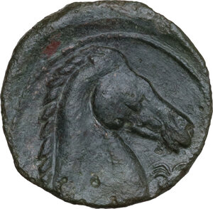 reverse: AE 19.5 mm. c. 300-264 BC. Uncertain mint
