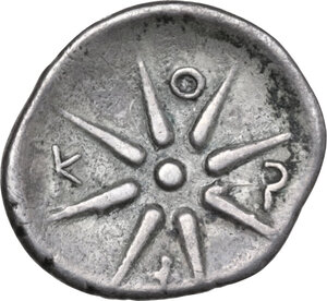reverse: Korkyra, Korkyra. AR Hemidrachm, 400-350 BC