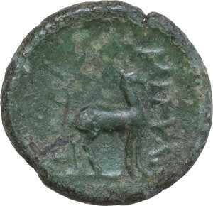 reverse: AE 13 mm, Bargylia mint (Caria), 200-30 BC