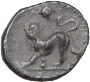 reverse: Cyprus, Kition. AR Obol, Melekiathon c. 392-362 BC