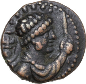 obverse: India, Kushan Empire. Soter Megas (55-105). AE Tetradrachm, 80-90 AD