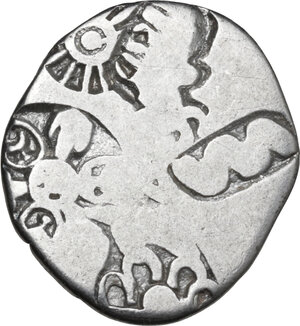 obverse: India. Mauryan Empire (340-181 BC). AR Karshapana, 21 x 18 mm