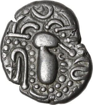 obverse: India. Post-Gupta (Chaulukya-Paramara). AR Drachm, c. 950-1050 AD