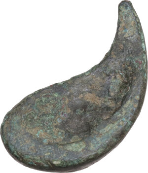 reverse: Aes Premonetale. Aes Formatum. AE Tear-claw shaped item. Central Italy, 6th-4th century BC