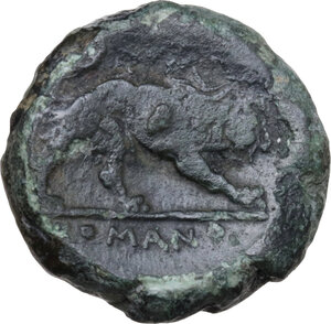 reverse: Anonymous. AE Litra. Campanian mint (?), after 283 BC