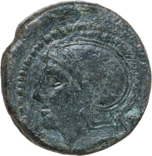 obverse: Anonymous semilibral series. AE Uncia, Campanian mint (Capua/Cales), 217-216 BC