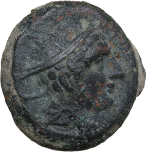obverse: Anonymous semilibral series. AE Semuncia, Campanian mint (Capua/Cales), 217-216 BC