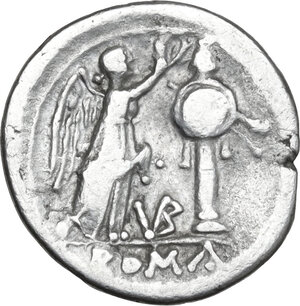 reverse: VB series. AR Victoriatus, uncertain Samnite mint (Beneventum?), 212 BC