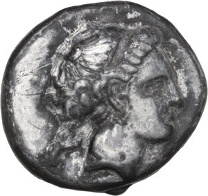 obverse: Central and Southern Campania, Neapolis. Fourreè (?) Didrachm, c. 300-275 BC