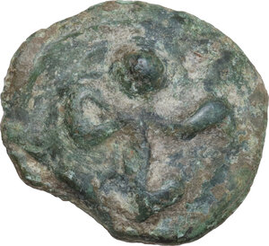 reverse: Northern Apulia, Luceria. Light series. AE Cast Semuncia, c. 217-212 BC