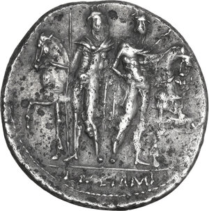 reverse: L. Memmius. AR Denarius, 109 or 108 BC