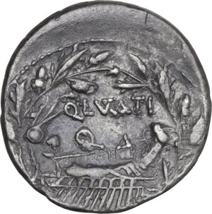 reverse: Q. Lutatius Cerco. AR Denarius, 109 or 108 BC