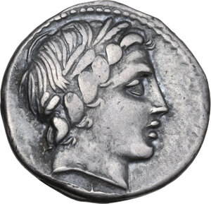 obverse: Vergilius, Gargilius and Ogulnius. AR Denarius, 86 BC