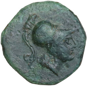 obverse: Southern Apulia, Samadion. AE 13.5 mm, 200-150 BC
