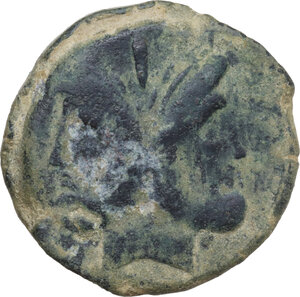 obverse: Sextus Pompeius Magnus Pius. AE Unit. Tarraconensis, c. 46-45 BC
