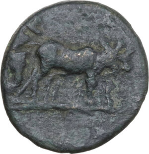 reverse: Augustus (27 BC - 14 AD). AE 18 mm, Uncertain mint in Macedonia (Philippi?)
