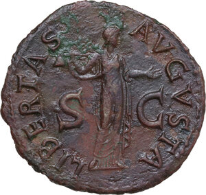 reverse: Claudius (41-54). AE As, Rome mint, 50-54