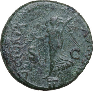 reverse: Nero (54-68). AE As, c. 63 AD