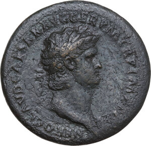 obverse: Nero (54-68). AE Sestertius, Rome mint, 62-68