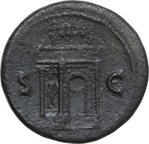 reverse: Nero (54-68). AE Sestertius, Rome mint, 62-68