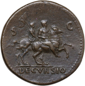 reverse: Nero (54-68). AE Sestertius. Paduan type, by Giovanni da Cavino