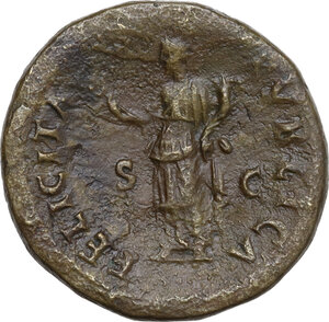 reverse: Vespasian (69-79). AE Dupondius, Rome mint, 74 AD