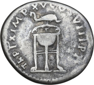 reverse: Titus (79-81). AR Denarius, 80 AD