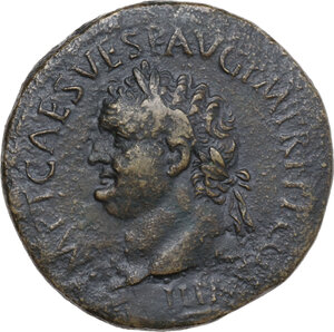 obverse: Titus (79-81). AE Sestertius, Rome mint, 80-81