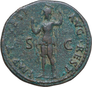 reverse: Titus (79-81). AE As, Rome mint, 80-81