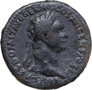 obverse: Domitian (81-96). AE Sestertius, Rome mint, 92-94