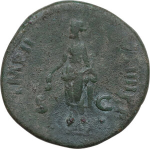 reverse: Nerva (96-98). AE Sestertius, Rome mint, 98 AD