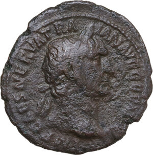 obverse: Trajan (98-117). AE As, Rome mint, 99-100